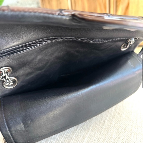 CHANEL Reissue Double Flap 226 Patent Brown Burgundy Handbag - Picture 9 of 16